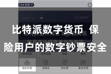 比特派数字货币  保险用户的数字钞票安全