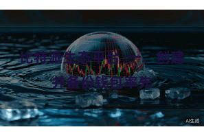 比特派生态平台 一、创建并备份钱包率先