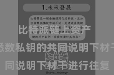 比特派链上资产  唯一在悉数私钥的共同说明下材干进行往复