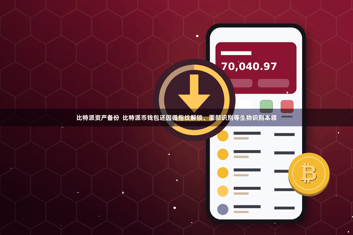 比特派资产备份  比特派币钱包还因循指纹解锁、面部识别等生物识别本领